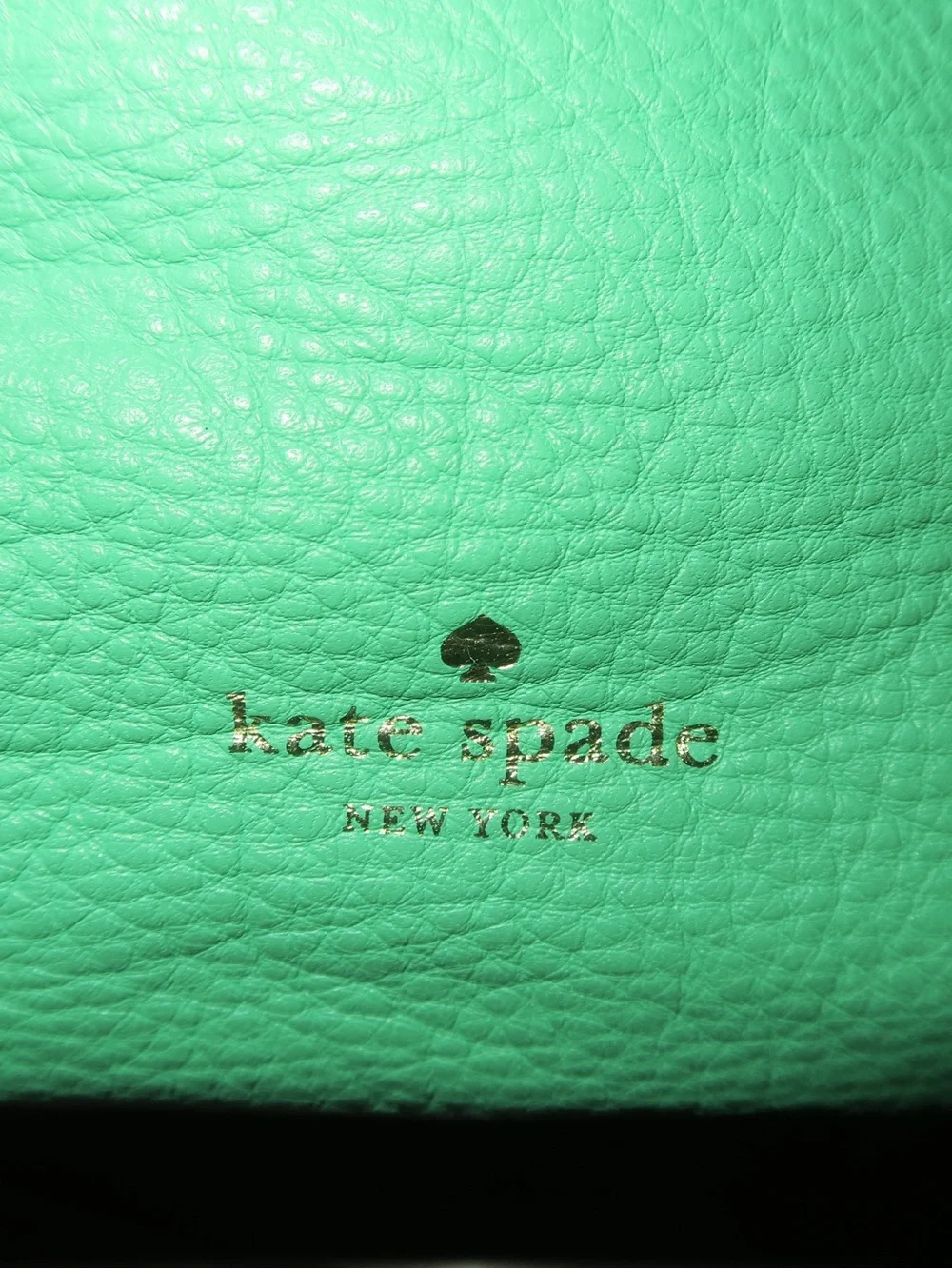 Kate Spade Green Leather Drawstring Cooper Bucket Bag